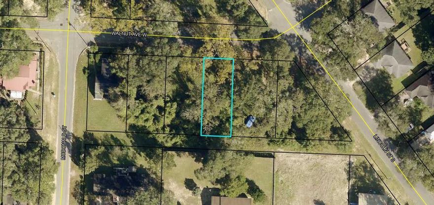 ***Attention Builders***Residential lot in the heart of Crestview. This land once had a home on it that was demolished in 2018. It is ready to be cleared from the overgrowth and have a new home built on it.  The adjacent vacant lot at 673 W Walnut will also be available for purchase but is currently in probate.