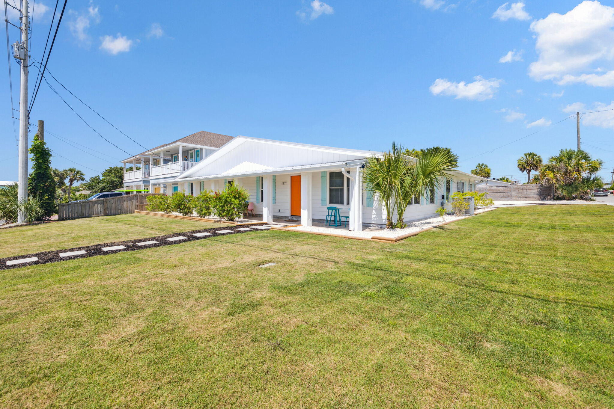 Don't miss your chance to own a little piece of paradise with this vibrant 9-bed boho retreat just one block from the world famous Laguna Beach! Fully taken to the studs in 2023, this stylish coastal gem boasts all-new plumbing, electrical, windows, AC, hot water heater, appliances, roof upgrades, and designer finishes for low maintenance ownership. Yard upgrades and amenities were completed June 2025. Bold colors, custom tile in every bathroom, and eclectic flair make it a booking magnet, earning $165K+ in 2024. Sold fully furnished and ready to impress as a top-performing rental or dreamy escape. Buyer to verify all information.