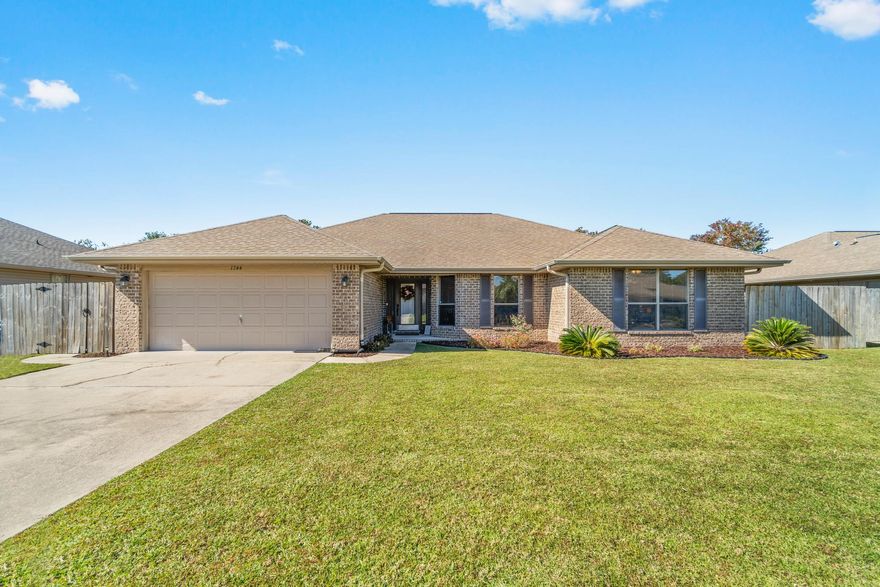 Welcome to this beautiful and lovingly cared for move in ready home where you'll have an easy commute closely located to beaches and bases! Enjoy 3 bedrooms and 2 bathrooms plus a multi-functional dining room space perfect for an office or playroom! Enter into the well maintained neighborhood and pull up to view this lovely curb appeal. Enter inside past the entryway and dining room and a spacious living room with a vaulted ceiling will greet you! The open floor plan leads to the nice sized kitchen where you'll find all new flooring, stainless-steel appliances, an island, a huge pantry and eat-in dining area! Off the kitchen is an oversized interior laundry room leading to the two car garage. The well appointed master bedroom has a walk in closet and a lovely bathroom featuring a stunning