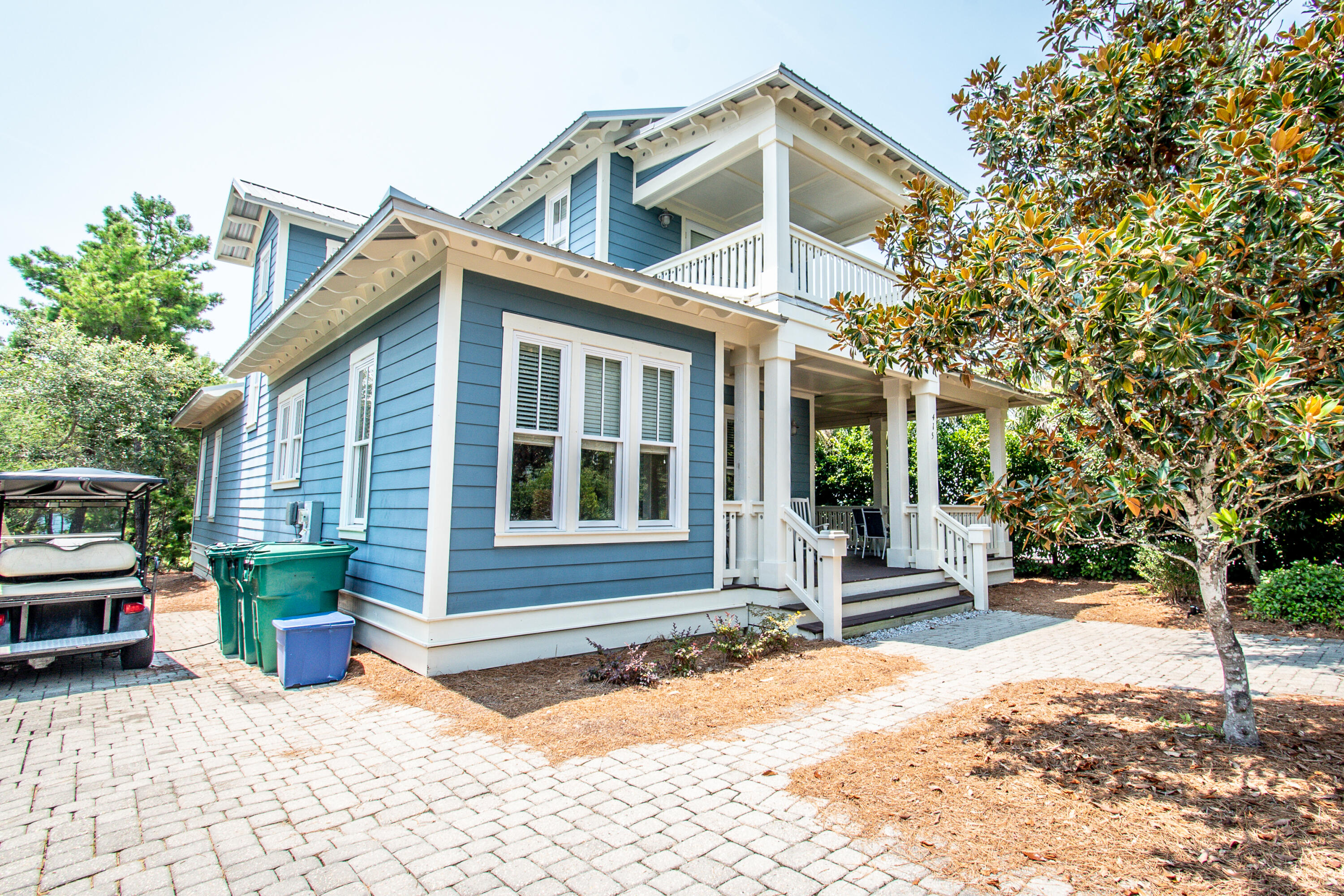 Explore this 4 bedroom/4 bath beach house in The Preserve at Grayton Beach. Built in 2007 and beautifully maintained, this home features open concept living with the living room, dining, kitchen and master suite all located on the first floor, in addition to a bunk room. A second master and additional guest bedroom are located on the second floor.  The home can comfortably sleep 12 people and is actively rented. The Preserve is a gated neighborhood on 30A with deeded beach access, two community pools, and tennis courts.