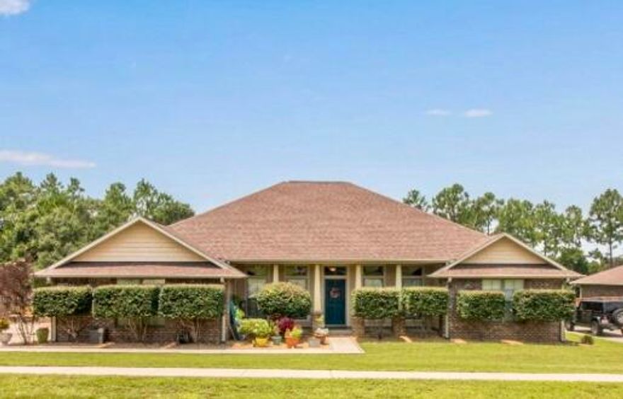 PRICE ADJUSTMENT AND 10k SELLERS CREDIT w/ acceptable offer!!   Welcome to this exceptional 4 bedroom, 3 bathroom home nestled on a spacious half-acre lot. This custom built home not only offers ample living space but also boasts desirable features such as an office, a covered back patio, and  1 of the 3 additional bedrooms doubling as a second primary suite complete with it's own patio access and bathroom.
Step inside and be greeted by a warm and inviting atmosphere. The open-concept layout seamlessly connects the living room, breakfast room, and kitchen, providing an excellent space for entertaining family and friends. The kitchen features stainless steel appliances, island , ample counter space and walk in pantry. 
 The primary suite is a true retreat, featuring a spacious layout with 2 large walk-in closets, dual vanities, garden soaking tub   tiled shower and patio access.
One of the highlights of this home is the office, which provides a quiet and private space to work from home or indulge in personal pursuits. The covered back patio is ideal for outdoor entertaining or simply relaxing. Situated on a generous half-acre lot, this home offers endless possibilities for outdoor enjoyment. The expansive yard provides ample space for gardening, playing, or even adding a pool or outdoor entertainment area, transforming it into your own personal oasis with NO HOA restrictions.

Contact me  today to schedule your showing and experience the charm and potential of this four bedroom, three bathroom home with office, covered back patio, and second primary suite.