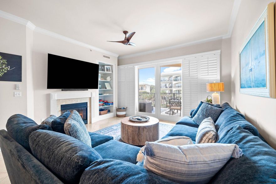 Investor alert!! Nestled on the south side of 30A, this is the lowest priced 3B/3B condo in Adagio south of 30A! Whether you're seeking a lucrative income producing investment property, or dreamy second vacation home, this luxe condo is the perfect beach home retreat.Thoughtfully curated updates elevate every corner of this spacious three-bed, three-bath condo. Amazing views. Spacious layout. Fireplace with built in bookshelves. This is the perfect place to relax and unwind. With a demure bunk bed alcove and chef's kitchen that opens onto an expansive open concept living room with a cozy fireplace, dining area and extra seating at the breakfast bar, you and your guests will enjoy plenty of space to spread out for the ultimate in privacy perfect for making amazing family memories Located on the 3rd floor in Adagio's G building with easy elevator access, guests and owners will relish in extended entertaining space on the outdoor patio that overlooks a resort-style community pool, exclusive gym for owners and guest and multiple hot tubs. The primary bedroom with private ensuite offers additional dreamy views and easy access to the covered balcony and views of the premier amenities available within Adagio's gated entrance. Walk just a few steps from the building entrance to a large gym (open 24 hours), private, dedicated beach access and seasonally heated gulf-front infinity pool and enjoy the ultimate luxury 30A lifestyle.

Conveniently located in Blue Mountain Beach, Adagio is an easy walk or bike ride to some of the area's popular restaurants, shopping and beach activities. With a proven rental history and dozens of five-star reviews, this gulf-side retreat has easy elevator access, amazing views and is priced to sell. If you're looking to diversify your investment portfolio with strong rental performing vacation rentals, this is one that should be high on your list to consider. Offered fully furnished and turnkey, this ideal beach retreat annually generates up to $68K in short-term rental income 2024 and on deck for $62K actuals in 2025 with high owner usage. Buyer to verify all dimensions.