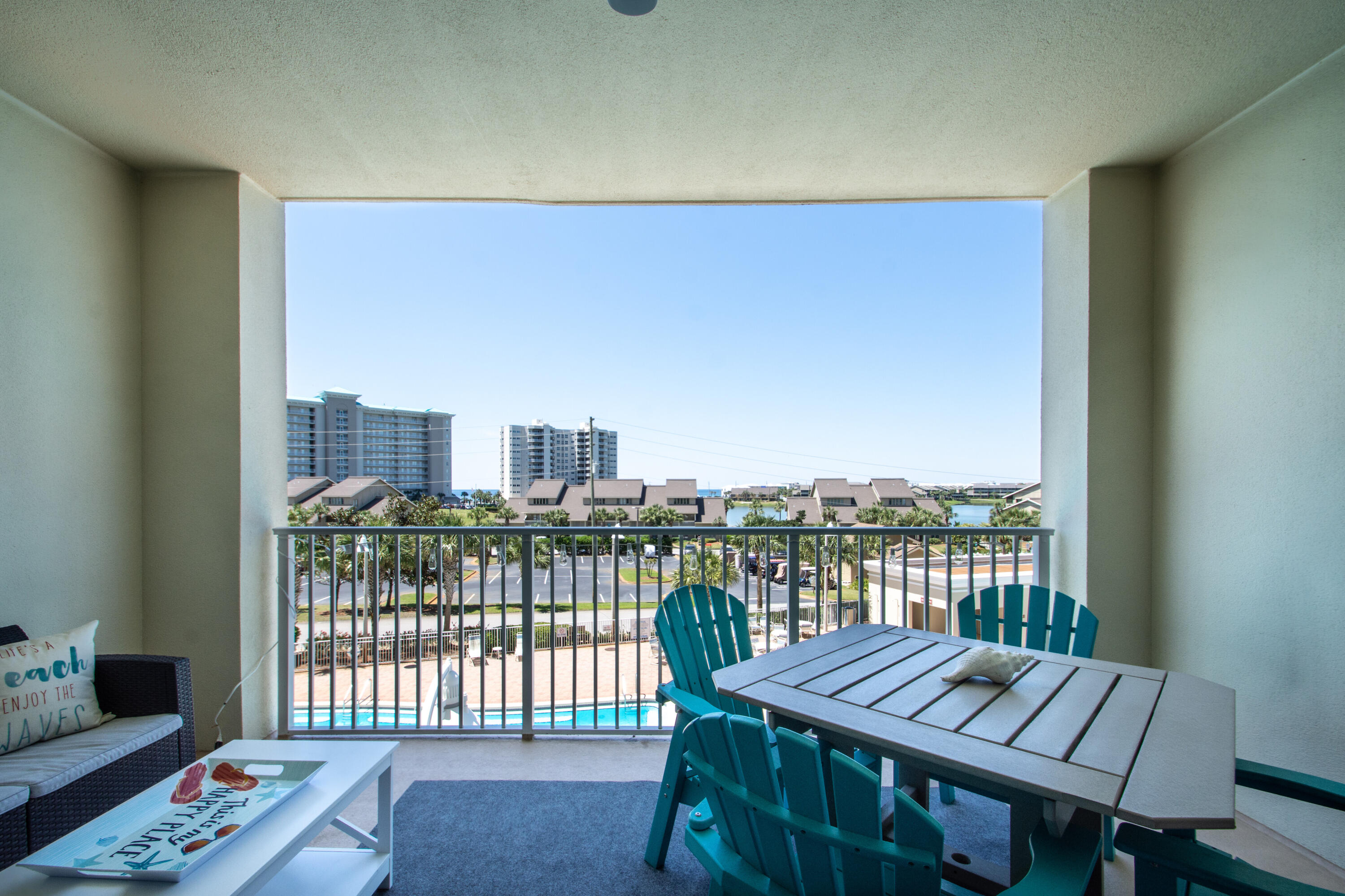 If you are looking for the perfect Short Term Rental or a 2nd Home this is it. This Condo is a Turnkey Vacation Rental Machine and ready to go. All you need is a Key!!! This unit is located in the heart of everything along the Emerald Coast, and is within walking or short driving distance of the Beach and multiple Entertainment and Dining Venues, Shops, Grocery Stores, etc. Just take a look at all of the pictures. Call your Realtor and come take a look today because this one will not last long. You can walk to the most Fabulous Beach in the World, walk or ride your Bike for miles along Scenic Highway 98, and walk to the Outlet Mall. Hurry, call your Realtor today!!!