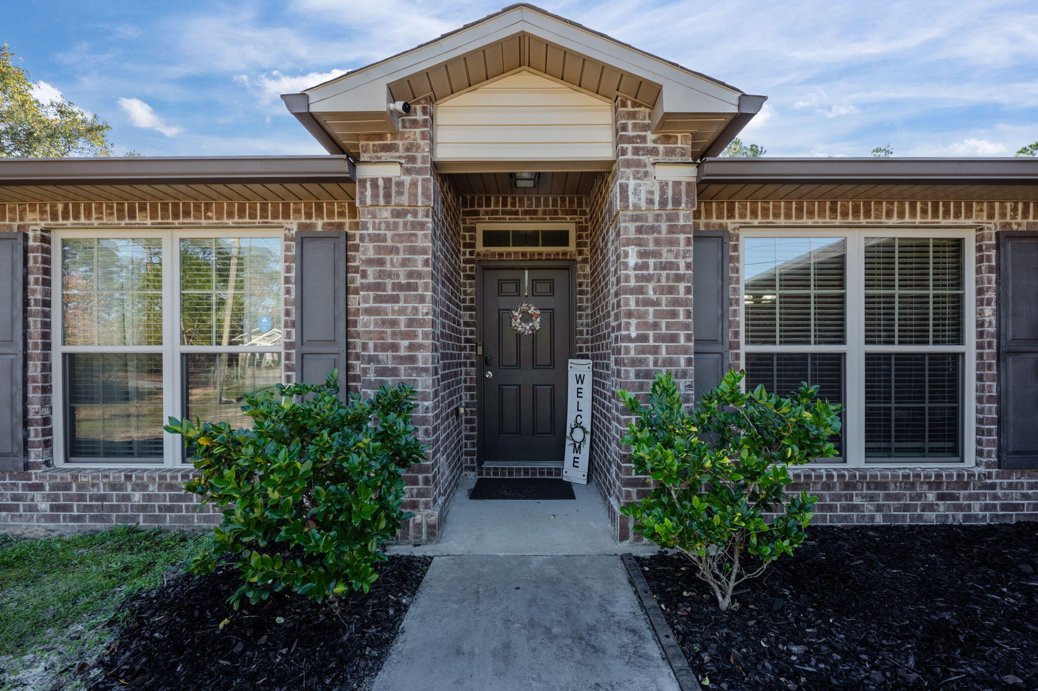 Welcome home to 8293 Molina Street. Built in 2017 on a half acre lot, on a friendly street with no HOA, this home is perfect! There are four spacious bedrooms layed out in a split-floorplan, with two full bathrooms. An open flex space off the kitchen where the pool table is located, and a dining area facing the backyard. The living room can hold your largest sofa or sectional, and your back patio has both a covered section to protect your patio furniture set, and an uncovered section for your grill or meat smoker! There are stainless steel appliances in the kitchen, and a washer and dryer in the laundry room for you!This home is just minutes to Navarre Beach, and a convenient commute anywhere thanks to East Bay Blvd, and Hwy 87 North or South with an on-ramp to Hwy I-10, West or East.