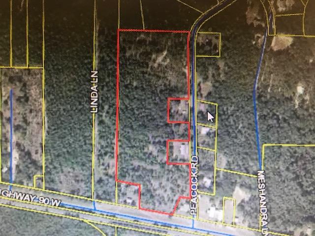 20 wooded acres just west of Defuniak Springs. Subject property has almost 300 feet of road frontage on US Hwy 90. There is also multiple access points off Peacock Road. Reasonably priced. Great home site close to all amenities.