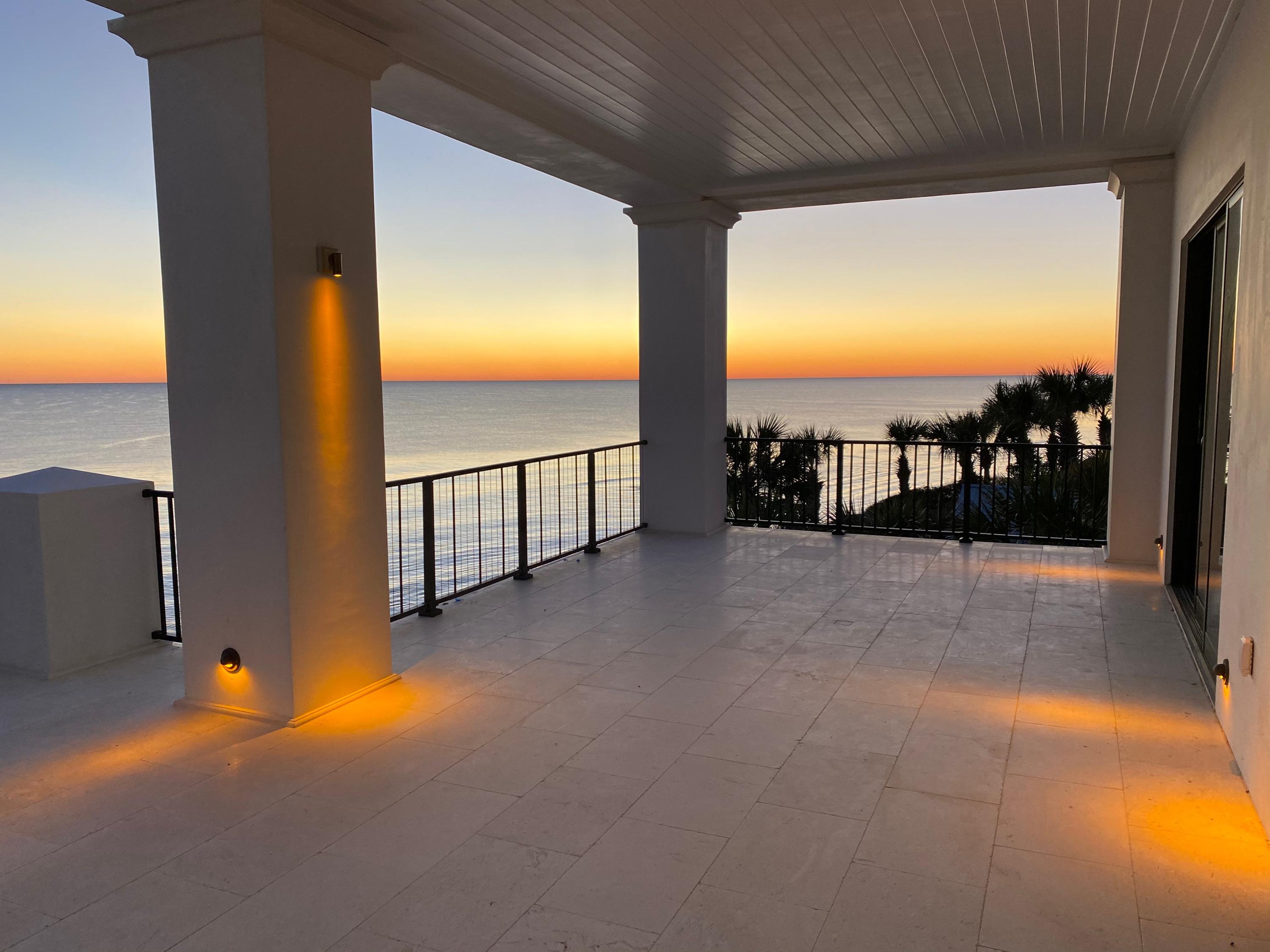 Spectacular new gulf front residence! Recently completed by Velvet Sun Builders.