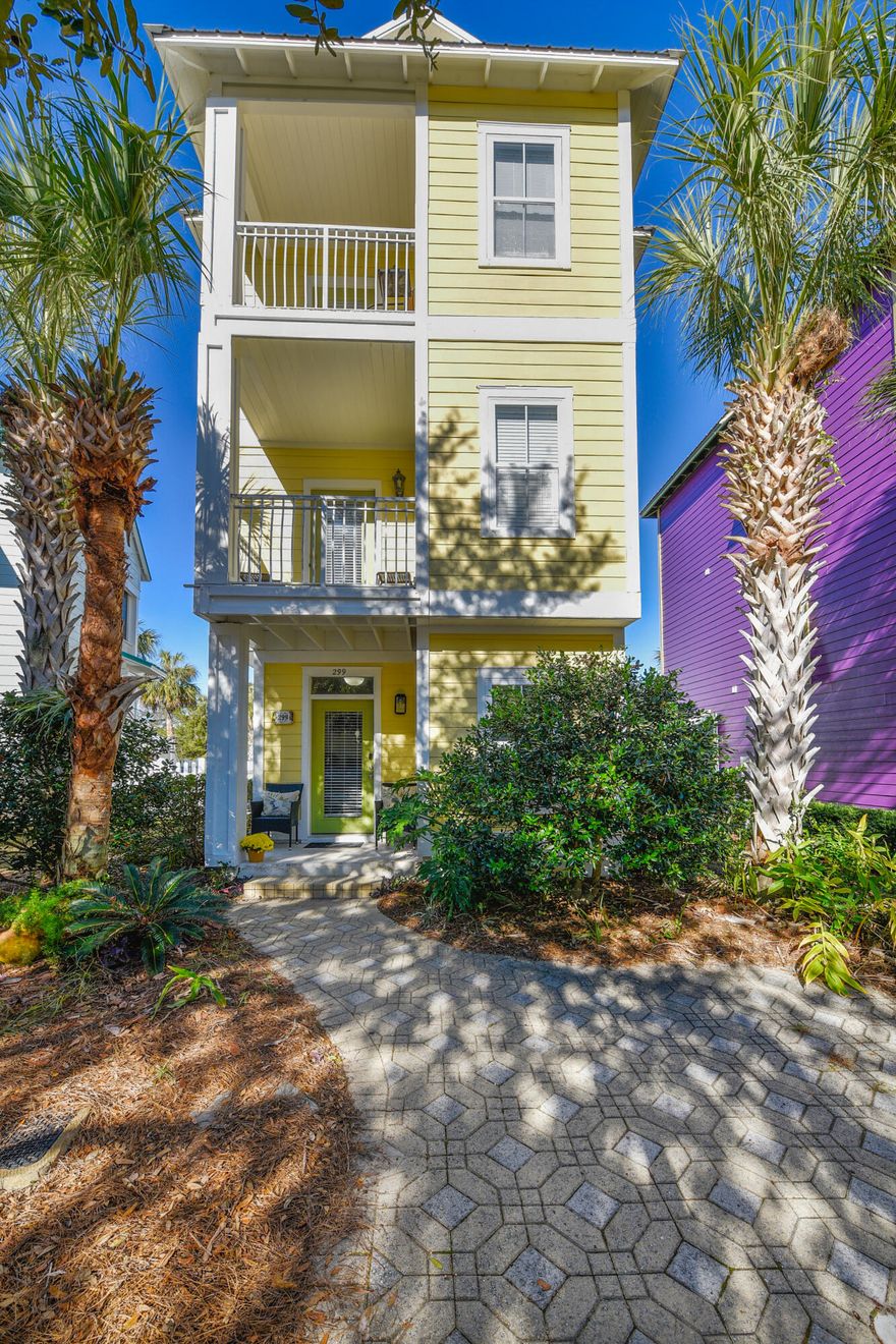 Back on the market due to no fault of the seller.  You're not going to find a better deal for a beach house on the 30A.  This home is located in the short term rental friendly gated community of the Village at Blue Mountain Beach, just 4 blocks to the beautiful sugar-sand beach. You and your guests will enjoy the light colors and beautiful coastal decor.  It boasts 3 spacious bedrooms and 2.5 bathrooms.  Beautiful travertine flooring throughout the first floor which is where you will find the kitchen, living, and dining areas with tons of natural light from the large windows.  The kitchen is roomy with granite countertops, custom cabinets, and stainless steel appliances.  The large master bedroom and bathroom are located on the second floor along with a large walk-in closet and balcony.