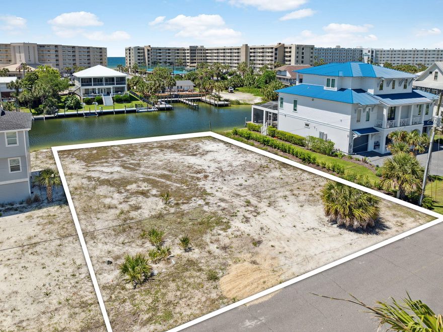 Calling all boaters and builders! Here is your opportunity to own one of the last remaining vacant lots in Holiday Isle. Enjoy nearly 90 feet of canal frontage in the heart of Destin, offering quick access to Destin's ''East Pass'' and the Gulf of America. Destin is known as the ''World's Luckiest Fishing Village.'' Schedule your showing today.