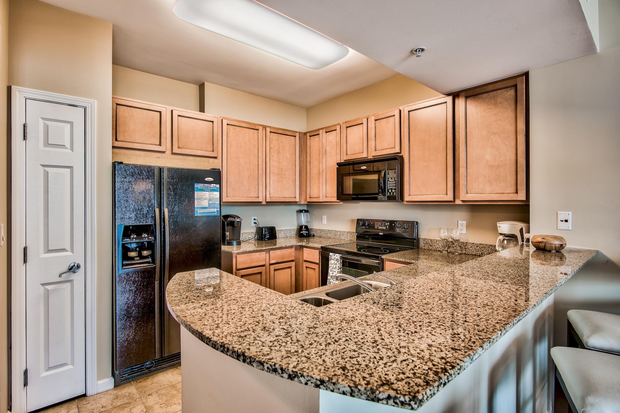 Spectacular Gulf and Resort views from this 10th floor unit, located in the west building with south easterly Gulf view over Henderson Beach State Park! This is a beautiful condo with a spacious living area in The Palms of Destin Resort and Conference Center! The open floor plan is perfect for entertaining or enjoying beach life with family and friends. Granite counter tops in the kitchen and bathroom with maple cabinetry. The Master bedroom features a king size bed with a slider to the balcony. Jr. bedroom offers custom made twin over full bunk-bed! Turnkey unit-the owner just replaced the AC with a new Bryant unit that comes with a 10yr warranty on parts!! Similar units are grossing $35k in rental income annually!!