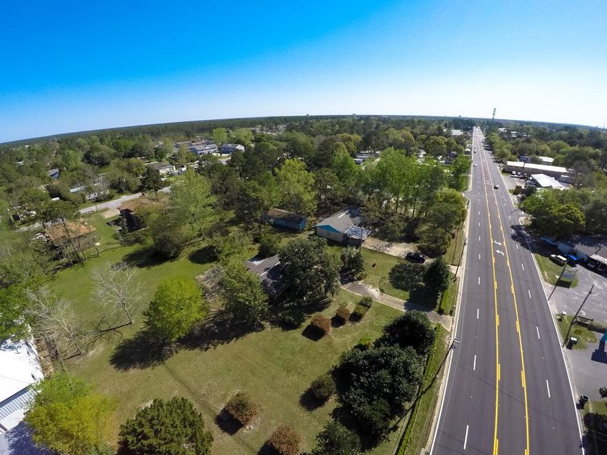 2 acres commercial land. Property consist of two parcels, 408 and 410 Green Acres.