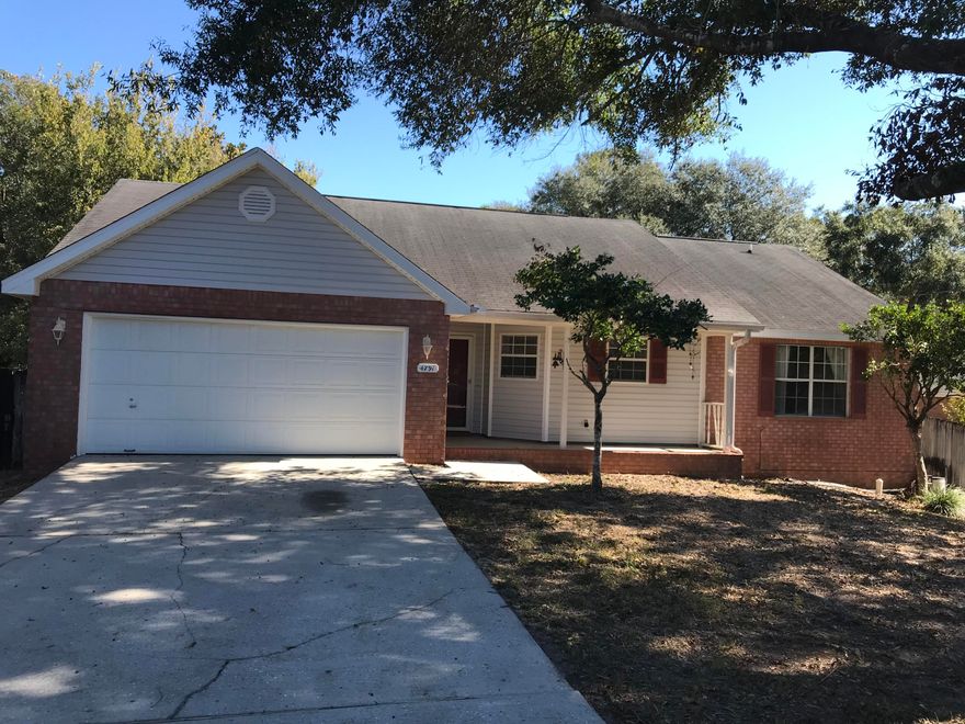 AVAILABLE NOW !! South of I 10 in a nice area great for children close to schools shopping and both Eglin AFB and Duke Field you can be in Ft Walton Beach , Destin and out beauitful beaches or you can get on I 10 and be in the big city of Pensacola . This home has 3 bedrooms 2 baths fireplace in the great room it opens out to a large deck,nice size bedroom and the kitchen has a lot of space for the family .