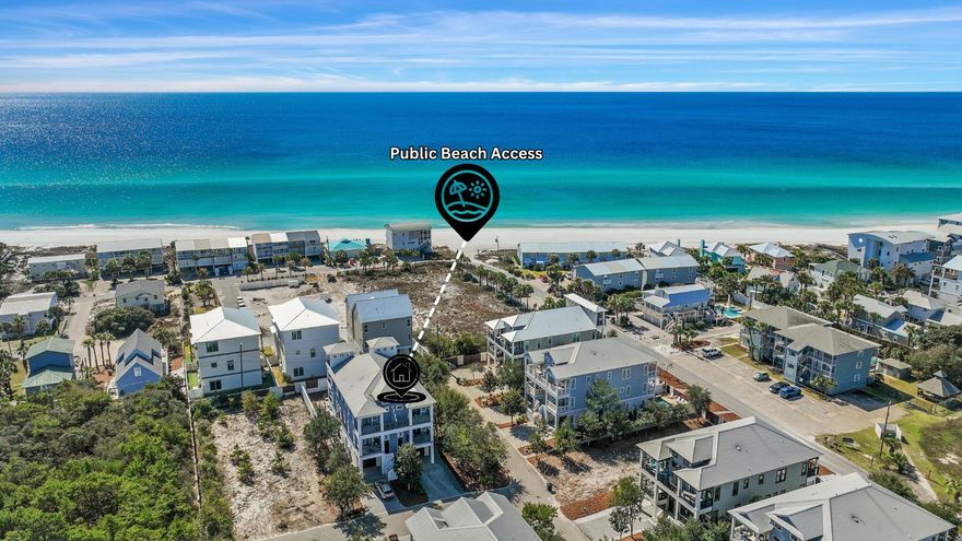 **FULL VIDEO WALKTHROUGH AVAILABLE**Welcome to Enclave at Inlet Beach 601, a gorgeous single-family home that captures stunning views of the Gulf of America and sits only 0.2mi from a quiet beach access. With over $170,000 in projected rental income, this property is a rarity on 30a; it offers a private heated pool, one-car garage, and gulf views - the only home East of Grayton Beach to boast all three for under $2,500,000 (as of list date.)One aspect of this floor plan that I love is how spacious the bedrooms are, most of them have king-sized beds, and each comes equipped with its own full bathroom. I also love that most of the bedrooms have their own private outdoor sitting area, the entire floorplan feels well thought out and "homey" compared to many other properties I've seen along 30a. The reverse floorplan was an astute choice, it creates a primary living area that perfectly captures views of the Gulf of America. With the living area being on the top floor, the private elevator adds a convenience factor that's hard to overstate in a three-story home.

 In addition, I love that the first floor has a lockout suite! It creates a floor plan that allows for multiple generations of a family to stay at the property and feel like they're together but that they also have their own space to retreat to. The concrete privacy wall around the pool is another underrated feature, its height makes you feel secure and at ease, and the outdoor natural-gas grill is perfect for entertaining and making memories around the pool during the beautiful Florida Summer.

The property is located in flood zone X, the highest & best designation in our area. HVACs were both replaced in 2021.

Enclave at Inlet Beach is a gated neighborhood located only a short, 3-minute walk away from one of Inlet Beach's most quiet public beach accesses. Nestled next to Camp Helen State Park, this subdivision benefits from the lack of through-streets from Highway 98 and undeveloped, state-owned land to its East. The resulting tranquility is hard to replicate in other sections of 30a.
Enclave at Inlet Beach is a quiet community with only 18 total homesites, the size of the community makes it feel cozy & secluded despite being only minutes away from world-class shopping and dining options at Rosemary Beach, Alys Beach, and Pier Park. Distance to several popular shopping and dining locales:

Distance To:
Phillips Inlet Beach Access........ 0.2 Miles
Rosemary Beach....................... 1.3 Miles
Alys Beach................................. 2.2 Miles
Pier Park.................................... 9.2 Miles

