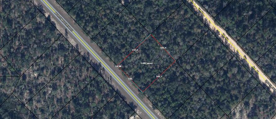 Large 1.082 acre lot in Compass Lake in the Hills. There is a voluntary HOA of $135 a year, but what a great price for all the amenities that are included such as: access to 2 lakes for fishing, tennis, horse stables / riding, rental cabins, RV spots, boat rentals, clubhouse, and a golf range. Being an all-sports lake, enjoy water skiing, tubing, jet skiing, boating, sailing, kayaking & swimming. No need to worry about lunch while out on the water when you have a boat accessible shoreline restaurant. This location is great for someone who enjoys nature and a short drive to the beach since it is located half way between Panama City And Dothan. The area is rich in historical significance, with many restored antebellum plantation homes open for tours or as bed-and-breakfast