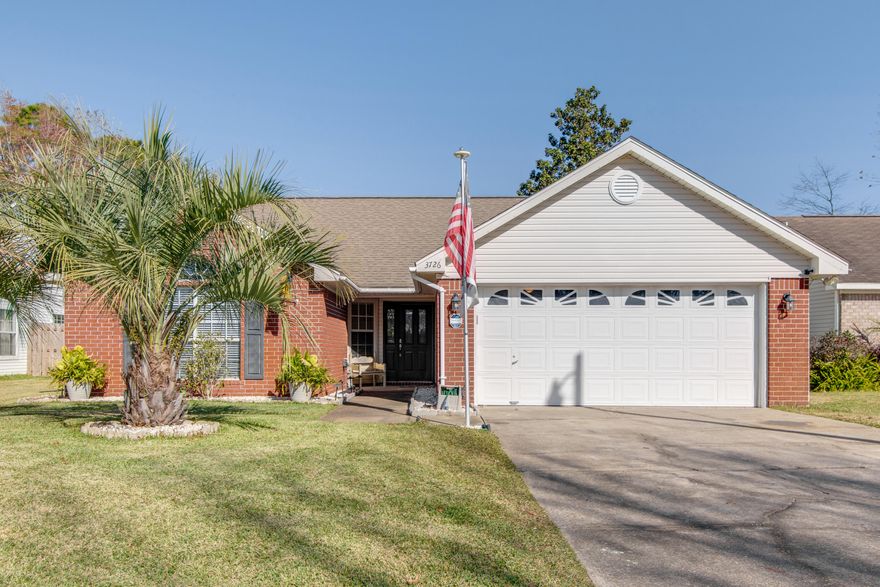 OPEN HOUSE Sun, 10a-1p. This beautiful pool home has everything you could want for Florida living! Updated kitchen with freshly painted cabinets, stainless appliances, island, and breakfast bar over looking the living and dining room. Spacious living and dining room with updated fixtures and vaulted ceilings make this home feel large, bright, and open. Tile floors for easy cleaning and fresh paint throughout. Not only are you conveniently located between beaches, shopping, and bases, the owners added a gorgeous pool to the privacy fenced backyard. Enjoy entertaining or just relaxing in your stunning Gulf Breeze pool home.