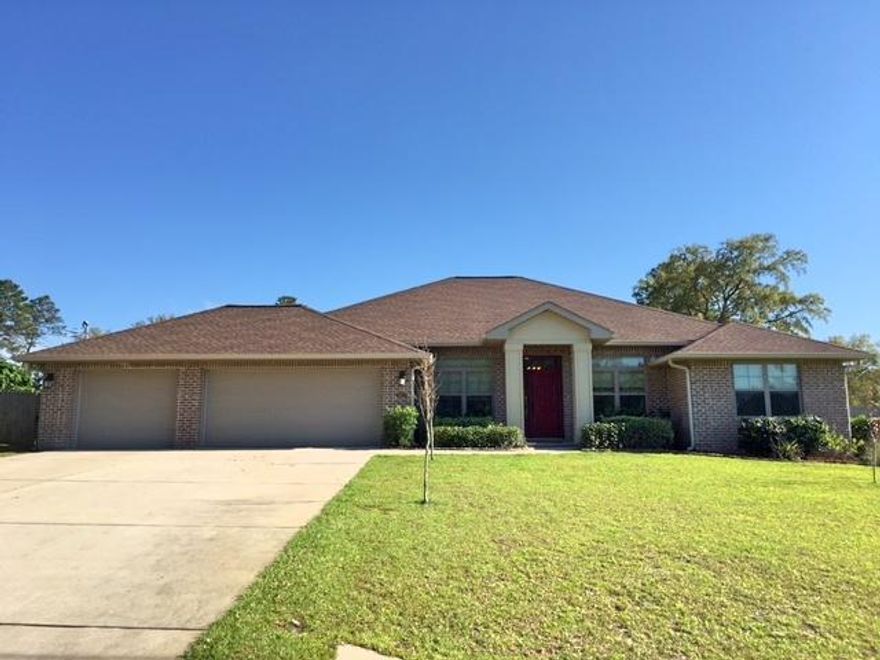 Gorgeous custom built home on corner lot with numerous upgrades and a fabulous heated on demand swimming pool, waterfall and hot tub.Home features include: 3 car garage, granite countertops in Kitchen with stainless under mount sink,oversized 42'' upper cabinets, stainless andblack appliances with gas stove. 20'' tile in the Family room, Dining room, Breakfast nook, Kitchen, Foyer, hallways to Bedrooms, Baths andLaundry. Vinyl windows, programmable thermostat, 10 ft ceilings in the Great room,Kitchen,Office/Bedroom and Dining room. Tray ceiling in the Master Bedroom. Rounded corners, crown molding and plant ledges. French Doors from Family room and Bonus room to lanai and pool area.Fantastic large Bonus room has 20'' tile and designed for multiple use possibilities. Additional