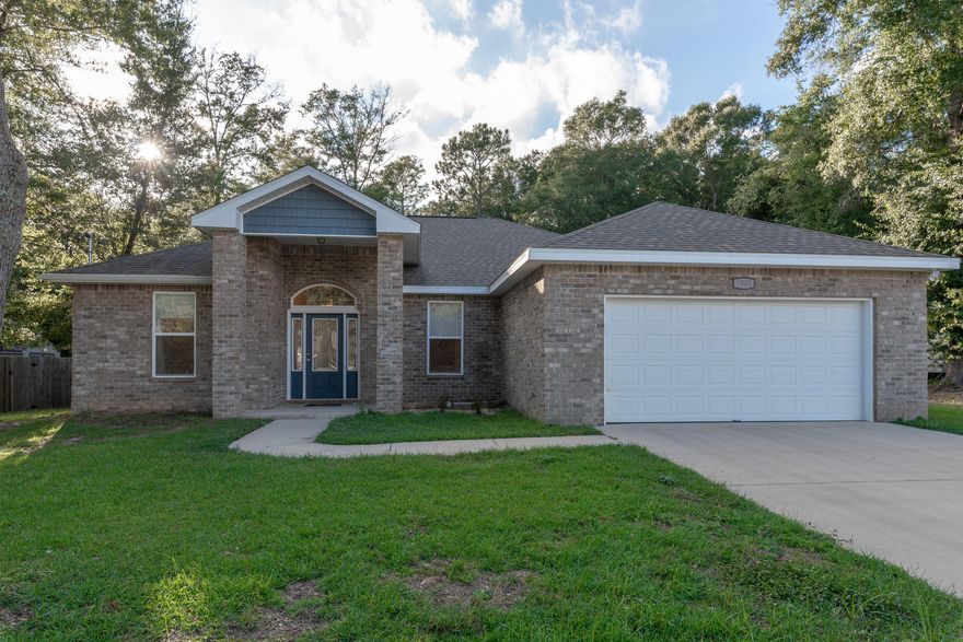 Looking for a beautiful, turn-key, spacious home? Look no further! This newer gorgeous home with an open concept and split floor plan offers tons of living space for buyers. Centrally located by I-10 and George Stone Technical School, and NAS Pensacola. Be ready to entertain with plenty of eating space in the large dining area and the huge breakfast nook! The updated kitchen has plenty of cabinet space, spectacular granite countertops that include a breakfast bar, recessed lighting, and like new stainless steel appliances. Spacious master suite off the breakfast area includes huge walk-in closet, garden tub for soaking, separate shower and double vanity. The three additional bedrooms are all good sizes and on opposite side of the house from the master. Privacy fenced backyard.