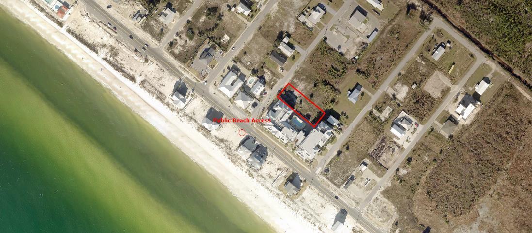 Build your Dream home! 0.344 of an acre 75'x200' across from the beach with public beach access. Possibility to split into 2 lots. Flood zone X. Utilities at the lot, as old home was demolished after Hurricane Michael. Survey available. Priced well below market value. Additional connecting lot also available for sale at same price. MLS # 963488 Listing agent has ownership interest in property.OWNER FINANCING AVAILABLE!