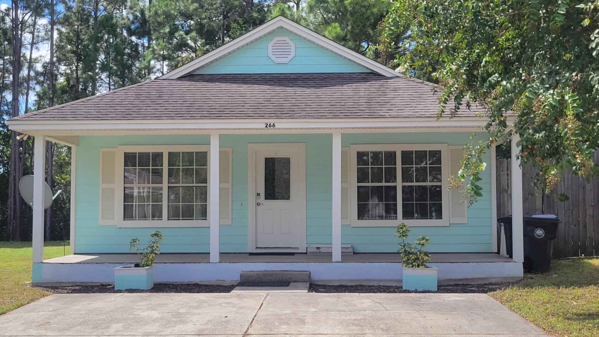 Professional pictures coming soon. Located on a large lot, in a small subdivision, only 4 miles from Public Beach access on 30A and all entertainment 30A has to offer. 2.5 Miles from Grand Boulevard in Sandestin, and just over 1 mile from groceries, shopping, restaurants... This 3br/2ba home with big covered back porch, backing up to a wooded area offering privacy, yet close to all the fun, could be your first, second home or investment property. No HOA fees. All dimensions and information to be verified by buyer.
