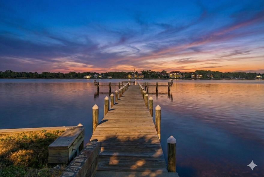 Experience refined coastal living in this beautifully updated residence in the sought-after Pirates Cove community of West Panama City Beach, offering picturesque views of Lake Powell--Florida's largest coastal dune lake.This community boasts exclusive access to the Gulf via a private dock and boat launch - ideal setting for boating, fishing, paddle boarding, and kayaking.Enjoy the conveniences of direct water access, one of two community pools just outside your door, less than a mile to the closest beach access, as well as dining and boutiques along Scenic Highway 30A, and the natural beauty of Camp Helen State Park. Thoughtfully and completely remodeled, this home boasts a relaxed open concept enhanced by abundant natural light, and ample space for gatherings and everyday living. Inside, a bright open-concept layout with a relaxed coastal feel and thoughtful updates creates an inviting space for everyday living and entertaining. Spacious porches on both the main and second levels offer lake views and stunning sunsets. The updated kitchen is well-appointed with granite countertops, stainless steel appliances, gray shaker cabinetry, and generous bar seating, seamlessly connecting to the main living space.
Offered turn-key furnished and supported by a strong rental history, this property presents an exceptional opportunity as a primary residence, second home, or income-producing investment.