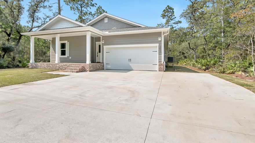 Set on a wooded 1/3 acre lot, this brand new home has everything for today's Buyer. With over 1700 square feet of living space, this home offers 4 bedrooms, all on one level. The split floor plan with the option to make one of the guest bedrooms an office, offers everything you want in brand new construction. An open, light and airy layout provides for easy living with a generously appointed kitchen, dining area and large living room. The master suite will impress with plenty of space and a luxurious master bath retreat with walk-in closet. An attached two car garage and large lot with room for a pool finish off this new gem. Located in Cross Creek Shores and across from Lagrange Bayou in Freeport, you will be close by everything but with the peace and solitude this neighborhood offers.