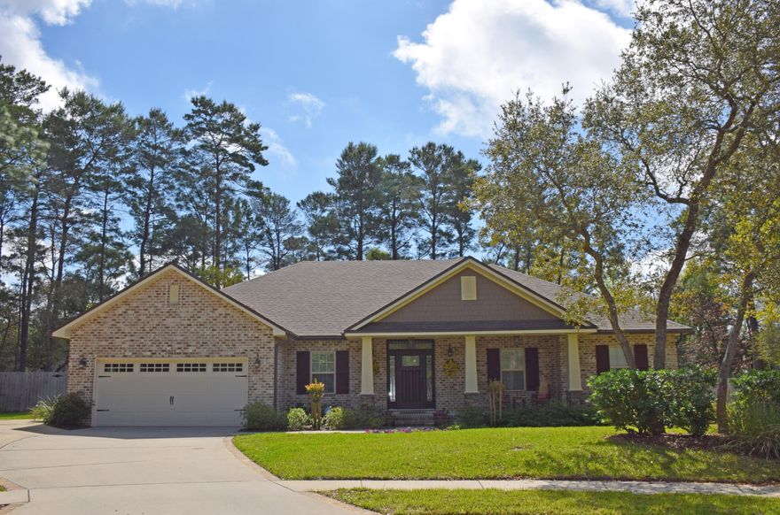 Exceptional in every way: location, condition, and features! This Craftsman style home, custom-built in 2013 by Tidwell Builders, is not only move-in ready but offers the livability you've been searching for! From the private cul de sac location to the .55 acre homesite, your family can spread out and enjoy themselves. Plenty of room for kids and pets and even that pool you've always dreamed of.The interior walls, subtly accented with bullnose corners, are painted in soft current colors. The main living areas are trimmed with deep crown molding and feature low maintenance wood-look flooring so kids and pets are very welcome here. The bedrooms are carpeted. 9' ceilings throughout!The keeping room: living, dining, and kitchen in one friendly space! Plenty of warm wood cabinets