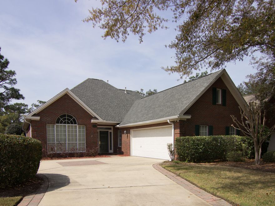 Over 3,100 sq ft in this 4 bedroom,2.5 bath, GOLF COURSE home in sought-after Bluewater Bay! Your new kitchen has granite countertops and stainless steel appliances with a beautiful view of the Bay Course! Cathedral ceilings great you in the living room (wood flooring) and French doors lead to your study complete with gas fireplace. Relax at the end of your day in your screened-in porch with picturesque view. Your spacious Master bedroom is downstairs with three additional bedrooms upstairs as well as a BONUS ROOM! Roof is 2010 and AC's are 2008 and 2012. Zoned for A+ schools and just a short drive to Eglin AFB and the beaches of Destin, you'll want to call to set up your showing today! You can't build new for this amount of square footage at this price!