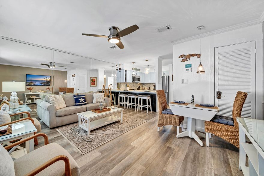 Beachside Oasis at Sandprints Miramar Beach!      **Motivated Seller** Low HOA Fees** Immerse yourself in coastal living with this charming condo is just a short stroll from the sandy shores and beachfront dining at Pompano Joe's. Enjoy effortless access to the public beach, stretching over 1000 ft. of coastline, providing ample space for relaxation and recreation. Parking is a breeze with 138 spaces in the main lot with an additional 62 spaces in the north lot, ensuring convenience for you and your guests.