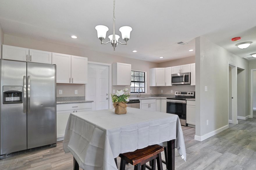 Beautiful Renovated 3 bedroom 1 bath Home In Fort Walton. This home features a new roof, new tankless water heater, new electrical wiring, Stainless Steel Appliances New White Shaker Kitchen Cabinets with Granite Counter Tops, Luxury Vinyl Plank flooring throughout, New Light Fixtures, Renovated Bathroom and a HUGE Fireplace in the Second Den. Enjoy entertaining the large back yard. Schedule Your Showing Today