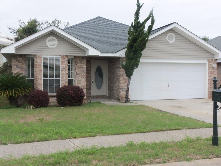 **Taking back up offers-pending home inspection contingency** Lovely home in a quiet, gated community! Gated on the North off Emerald Coast Pkwy and on the South on scenic Hwy 98. Great split bedroom plan with a spacious living room and kitchen! Relax and enjoy your part of paradise. HOA documents available upon request.