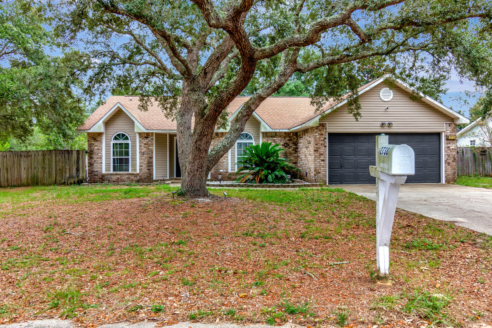 Welcome to this charming 3-bedroom, 2-bathroom home located in the desirable Navarre, FL. Situated on a corner lot, this house offers a fenced yard, providing privacy and security for your loved ones. With its convenient location, you'll find yourself just minutes away from the beautiful beach, allowing you to indulge in the sun, sand, and sea whenever you desire. The interior of this home is thoughtfully designed, providing a comfortable and inviting atmosphere for you to relax and unwind. Whether you're enjoying a quiet evening in the spacious living area or preparing a delicious meal in the well-equipped kitchen, this home offers the perfect space for you to create lasting memories. The bedrooms are generously sized, offering ample space for your personal belongings. The bathrooms are are clean and functional, providing convenience for your daily routines. With its prime location and desirable amenities, this home is perfect for those seeking a peaceful and enjoyable lifestyle. Don't miss out on the opportunity to make this house your home. Contact us today to schedule a viewing and experience the charm of this Navarre gem.
Conveniently located and move-in ready, this house is a perfect place to call home. Don't miss your chance to see it! Schedule a showing today. Call 850-729-0399 View rental requirements or apply at www.RentwithBSR.com
No smoking or vaping. A small dog may be allowed with some restrictions and a $400 non-refundable pet fee. FEES: $50 per adult 18+ application fee, Landlord Liability Policy (if proof of Renter's coverage is not provided) $15 mo, Pest Assurance pest control policy $20 mo.