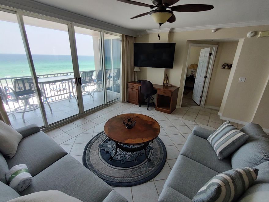 You have your very own DESIGNED PARKING SPOT!! You will not want to miss this HIDDEN TREASURE on the beautiful Okaloosa Island! Located on the 6th floor of the Island Princes allows you to view some of the most breath taking sunsets of our time!  Master bedroom on the beach with balcony access!