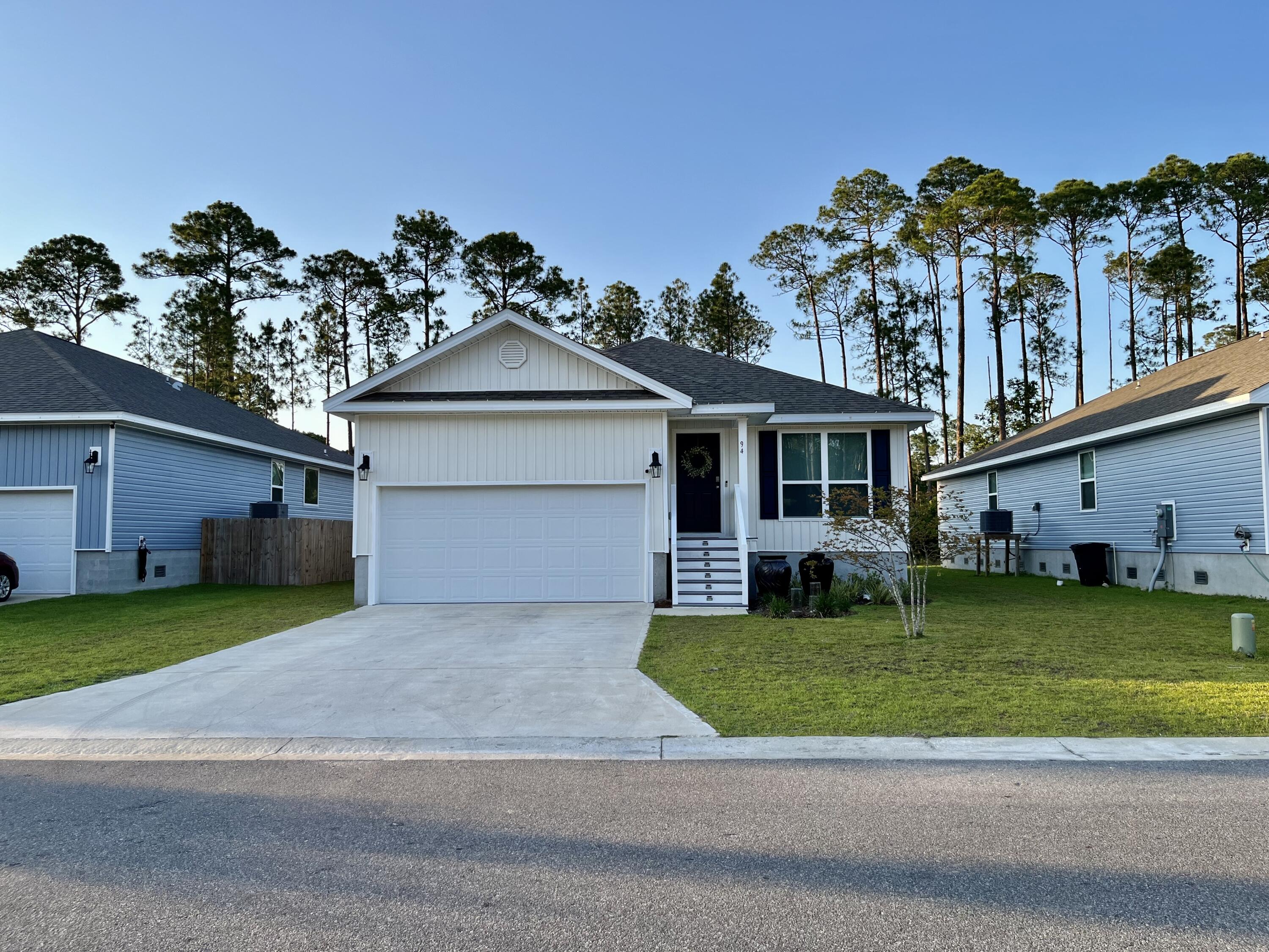 Beautiful 4 bedroom/2 bathroom home just minutes from 30A! Head to the beach or enjoy Florida living on the covered back porch. This floor plan lives like a much larger house! The kitchen has plenty of storage and stainless steel appliances. Enjoy easy maintenance with  vinyl flooring throughout common areas. The large master suite has a double vanity and walk-in closet. Smart home technology features a Kwikset keyless entry, Skybell doorbell, automated front porch lighting, and Quolsys touch panel. Schedule a showing today!