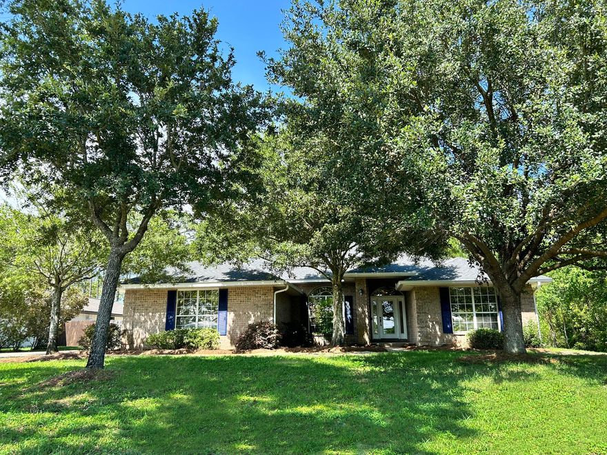 Welcome to this 4-bedroom, 2-bathroom brick home in the coveted Driftwood Estates neighborhood. Perfect for family and friends, this home features a spacious Family Room with an electric fireplace and the eat-in kitchen and recently updated galley kitchen. The floor plan includes a large room off the entry, ideal for an office or additional living area. The master bedroom suite serves as a serene retreat with French doors leading to the patio and features an enclosed shower and a generously sized walk-in closet. This home presents an exciting opportunity for those looking to add their own personal touch. A new roof was done in Dec. of 2022. With its thoughtful design and prime location, this would make an incredible home