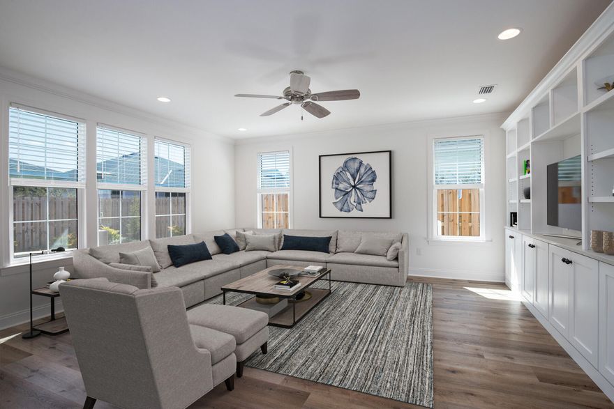 ***Opportunities like this come along only once. Won't last long!**** This upscale coastal home is an ideal address for entertaining guests. Spacious kitchen and living areas open to the dining room. Primary suite on the first floor! This Huff home was designed for the relaxed Florida lifestyle. Recent upgrades are: custom window treatments, Container Store designed custom closets, built in cabinetry in the dining and living rooms, window seat in the dining room, Bidet toilets, Tailored Living custom garage storage, epoxy garage flooring, spa, rain gutters system, designed landscaping with pavers at a value of over $100,000 of additional upgrades.This 4 bedroom home features