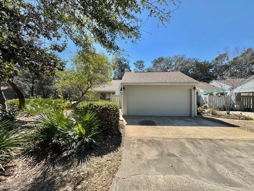 **AvailableNow!!**Pets may be allowed subject to owner approval.Step into this beautifully updated 2-bedroom, 2-bath home and experience a blend of comfort and style. From the moment you enter, you'll notice the vaulted ceilings and large windows that fill the open living area with abundant natural light. The modern kitchen showcases granite countertops, stainless steel appliances, and plenty of cabinet space--perfect for both casual meals and entertaining.Relax in the primary suite, complete with a spa-like en-suite bathroom featuring a glass-enclosed shower, or unwind in the second bath's jetted tub. A cozy bonus space with a daybed offers extra versatility for guests or a home office. Enjoy the convenience of in-unit laundry with updated appliances, and take advantage of the attached two-car garage for additional storage.

Outside, a private courtyard provides the ideal spot for outdoor dining or simply enjoying the peaceful surroundings. With its stylish finishes, spacious layout, and serene setting, this move-in ready home is sure to impress. Don't miss the opportunity to make it yours!


**All pets are registered via pet screening, and all assistance animals are verified through the same screening process.**

**Carpet cleaning (if applicable) & Admin Fee charged **

Tenant to verify all data. Please contact Sound Choice Real Estate to schedule a showing- 850-389-8533.

***Approval is based on several factors as follows***
- Rental History and Verification
- Employment History and Verification
- Credit History
- Criminal Background & Terrorist Database Check
- Pet Verification