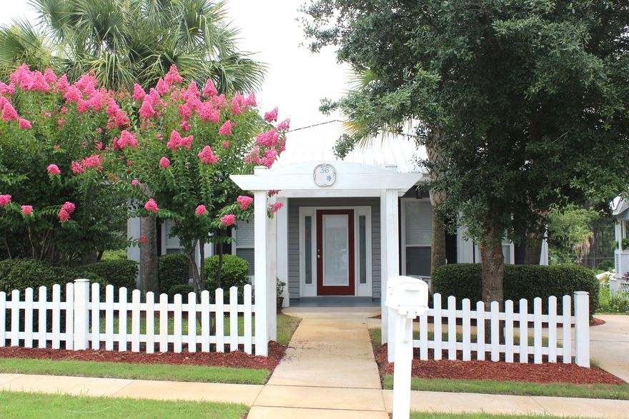 Adorable Beach Home in Sea Dunes. GREAT neighborhood with a friendly feel of Florida Cottage architecture. WOW Jump into your golf cart or hop on your bike and in 500 yards you are on the beach. In less than that you are on the golf course. It does not get much better than this. This Lovely LOW MAINTENANCE 3 bedroom, 2 bath home, The home features a great kitchen for entertaining. The family room is welcoming. Step out your backdoor to the spacious screened porch that over looks the deck below for great afternoon entertaining. A non-vacation rental community and perfect for permanent home or second home at the beach. This home has had designer colors and window treatments installed. Buyer to verify all listing information.