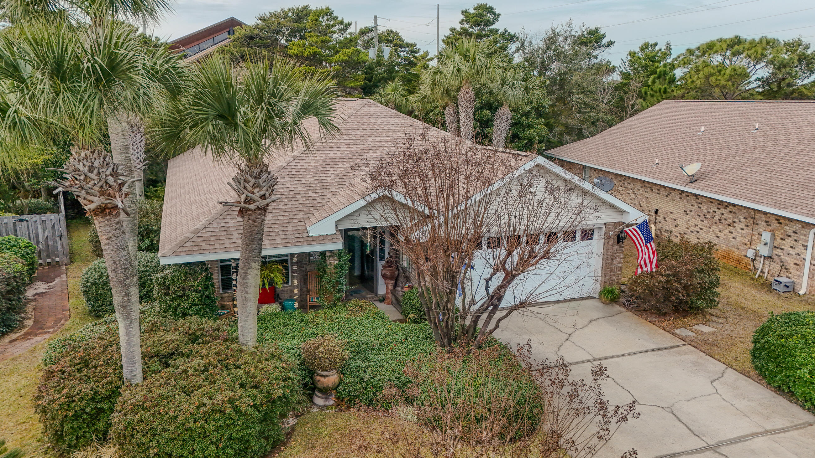 Charming 3 bedroom home south of Hwy 98 with deeded beach access! This single-story home offers the perfect combination of comfort, convenience, and coastal living. With private deeded beach access and a community pool, it's an ideal retreat for both relaxation and recreation. The spacious master bedroom features an en-suite bathroom for added privacy, while the two additional guest bedrooms share a well-appointed bath, making it perfect for family living or hosting guests. The home boasts a seamless layout with a bright and airy feel, creating an inviting atmosphere throughout. Step outside and enjoy the lushly landscaped backyard, a serene oasis perfect for outdoor gatherings, morning coffee, or simply unwinding after a day at the beach. The vibrant greenery adds beauty and privacy, making it a space you'll love year-round. Whether you're searching for a full-time residence, a vacation getaway, or an investment property, this home provides endless possibilities. Don't miss this rare opportunity to own a piece of paradise!

Seller offering $5,000 credit to buyers at closing with accepted offer towards closing cost or upgrades. Reach out today to schedule a showing! 