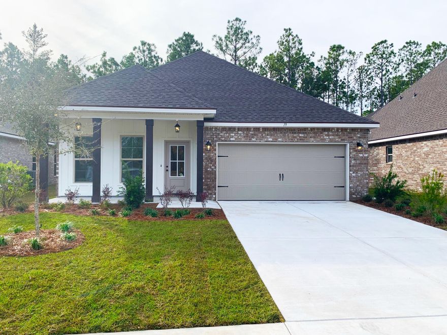 Awesome Builder Rate Incentives!  (Restrictions apply) 

The OAKSTONE IV H in Moonswept at Hammock Bay community offers a 4 bedroom, 2 full bathroom, open design.  Upgrades added (list attached).  
Features: double vanity, garden tub, separate custom tiled shower with frameless door, and walk-in closet in the master suite, walk-in closet in bedroom 3,  covered patio, recessed lighting, undermount sinks, framed mirrors, smoke/carbon monoxide detectors, landscaping package, architectural 30-year shingles, flood lights, and more!
Energy Efficient Features: water heater, kitchen appliance package, vinyl low E windows, and more!