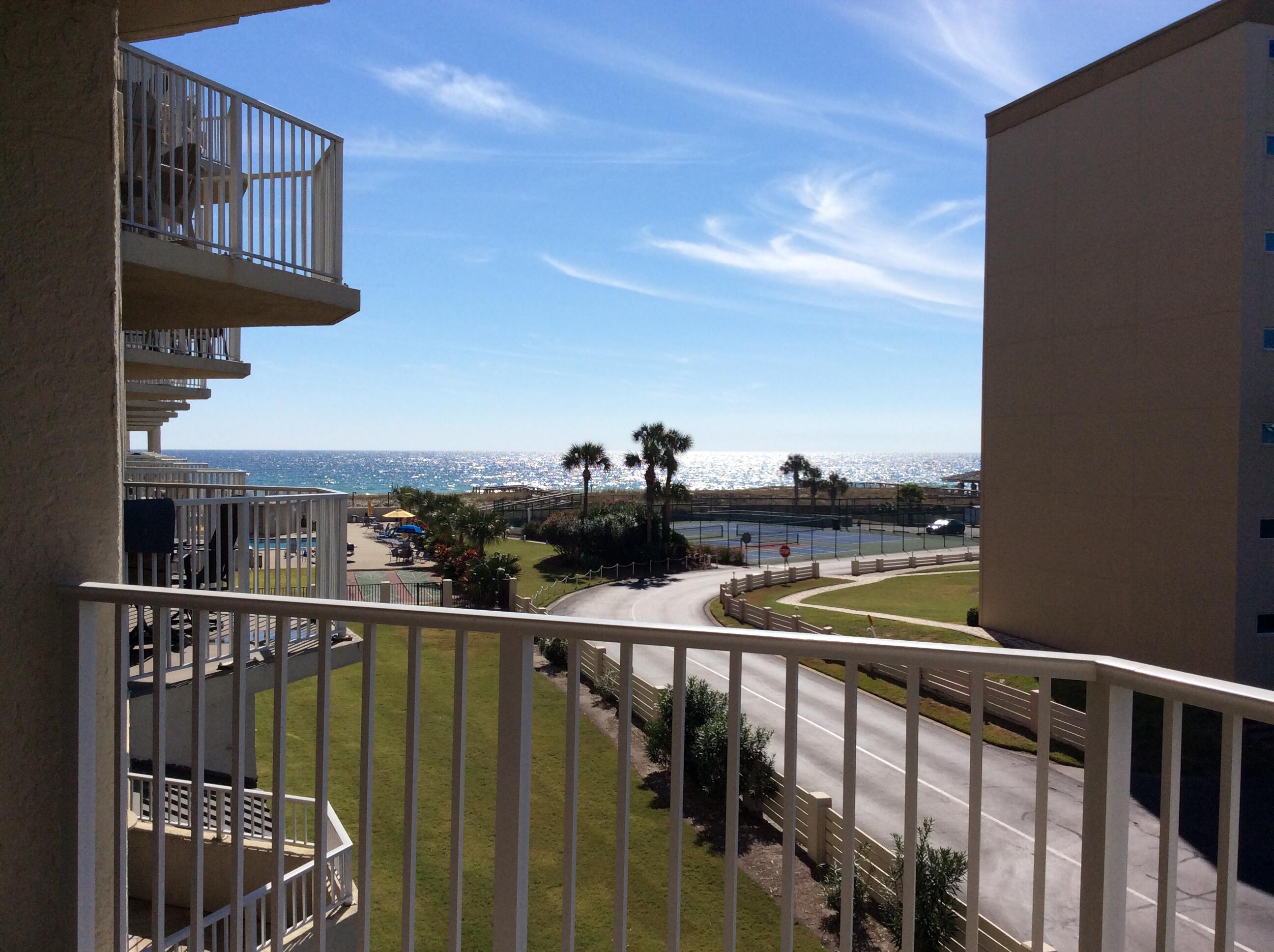 Live the good life in Destin! This exceptionally well maintained and generously sized condominium is well suited to full time living or vacation time and an investment opportunity. Sold fully furnished and offering a quiet retreat away from the pool and elevators. Take in the gulf views from the expansive balcony as you enjoy your CC beverages, coffee and cocktails! Both the living room and master bedroom exit out to the balcony. Inlet Reef is a well maintained and managed gated gulf front resort in the heart of Destin on the ever popular Gulf Shore Dr. This condo is your ticket to a fabulous beach lifestyle. HEATED pool, fitness room, tennis court plus the PICKLE BALL court is being completed. The sugar white beach is perfect for morning walks and relaxing evening sunsets. Bring a book,