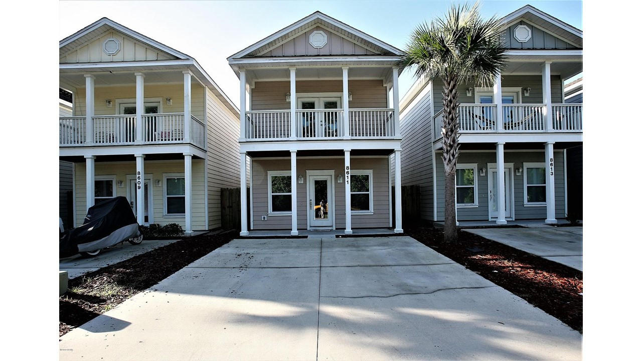 Location, Location, Location! Immaculate home, recently constructed in 2015. Experience the best of both worlds in the middle of all the action of beautiful Panama City Beach while living in a quiet gated neighborhood. Large, bright kitchen with an open concept living area. Three bedrooms with 2.5 Baths. Amenities include a walkable swimming pool! Close to Navy base, St. Andrews State park, and just a few minutes from the bridge. This is a must see opportunity and will not last long.
