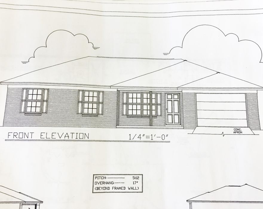 New home to be built ! Qualify for 100% financing. This 1355 sq. ft heated and cool with total square footage of 1673 sq. ft. This NEW HOME TO BE BUILT can be yours! You may qualify for 100% financing( (NO DOWN PAYMENT) IF YOU QUALIFY FOR RURAL DEVELOPMENT LOAN OR VA LOAN, or LOW DOWN PAYMENT WITH A FHA OR CONVENTIONAL LOAN. Seller is contributing a credit of $7,500 towards title insurance and title closing fees, doc. stamps on the deed and to be used for any other closing costs. The floor plan is attached. 3 bedrooms, 2 baths, and a single car Has a one (1) year builder's warranty. Note the floor plan did not include the heated and cooled laundry room...80+ sq. ft. more than the plan shows...
