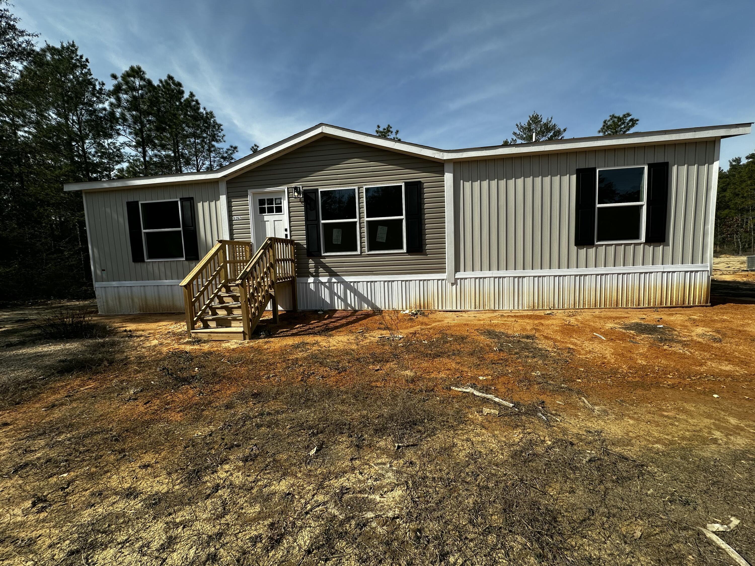 Brand New Mobile Home (DeSoto model by Clayton Homes). Open concept home with a beautiful kitchen, 3 bedrooms and 2 full bathrooms. Sliding glass door opens up to the back deck, which is perfect for a Grill, sitting/reading area or, a nice entertainment space.