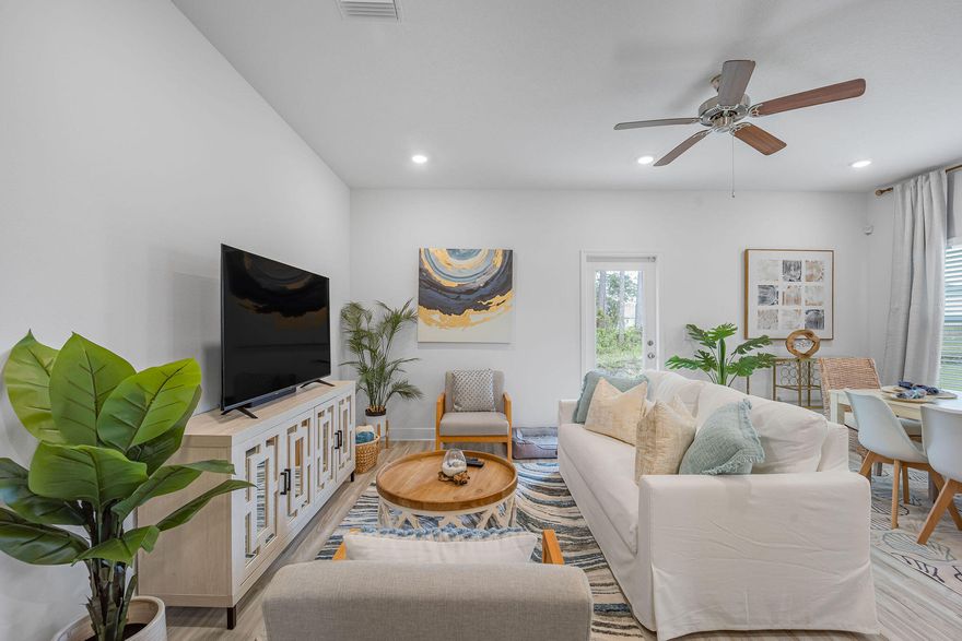Fully furnished and priced to sell--seller is motivated and ready to negotiate. Turnkey rental generating $32,000 annually (May 2024-May 2025) with excellent rental history and immediate income potential--over $10,000 in bookings already secured for June, July, and August. The buyer would realize immediate gains from these confirmed rentals. Set within the quiet community of Hawk's Landing Townhomes, this spacious end-unit offers a stylish, fully furnished retreat. Ideally situated next to 30A's renowned beaches, this 3BR/2.5BA home offers effortless coastal living with modern finishes, inviting outdoor spaces, and a bright, open layout. A sleek kitchen features bright Ivory cabinetry, granite countertops, a stainless steel island sink, and premium appliances. Extra windows and thicker wall insulation enhance the sense of space and comfort, a benefit unique to this coveted end unit. Upstairs, the sleeping quarters offer plush relaxation with Nectar hybrid mattresses and cozy UGG bedding. A dedicated workspace makes remote work a breeze, while the patiowith its included Pit Boss smokerinvites casual outdoor gatherings. With easy access to Cessna Landing's boat launch, Ed Walline Beach Access, and waterfront favorites like North Beach Social, this townhome is a true Emerald Coast gem.