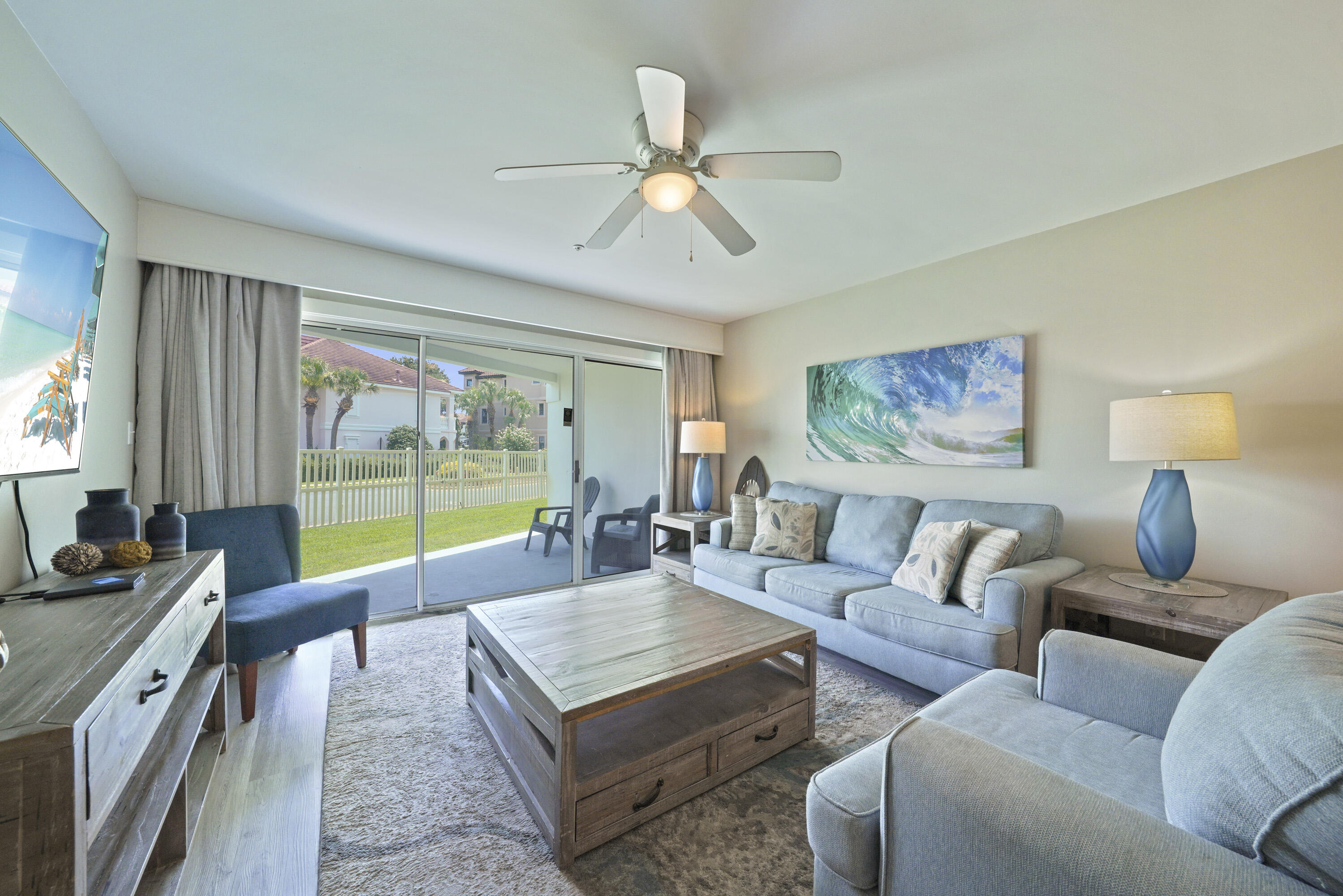 This highly desirable and profitable Maravilla unit located on breathtaking Scenic Gulf Drive of Florida's Emerald Coast has been enjoyed by the original owner since 1997. Features include two spacious King-size bedrooms, large closets, private, renovated bathrooms, full size washer and dryer and an owner's closet as well as a separate Bunk bedroom. This unit has CUSTOM PLANTION SHUTTERS window coverings and blackout drapes for the sliding doors opening to the covered patio. Recently updated with new furnishings and bedding, new plank flooring, new stainless steel appliances, new quartz countertops, new tile backsplash. Conveniently located on ground floor close to parking without the use of stairs or elevator makes entry into your delightful beach condo a breeze. As a family getaway home offering a dedicated space for relaxation, recreation and creating lasting memories and/or as a recently updated, turnkey vacation rental property with impressive gross rental income this is an ideal property. Onsite rental management and staff provides a professional and personal touch. Maravilla Association has just completed major revisions to revitalize the entire complex. Be sure to check out the photographs to view all the amenities, including private beach access, two pools, tennis courts, pickle ball, shuffleboard, large club house, exercise room and more. Bu
Owner is offering this completely updated unit "AS IS" and has PRICED UNDER MARKET VALUE so that the new buyer can make any changes that they would desire. "AS IS" inspection is for INFORMATIONAL PURPOSES ONLY! . Seller is not obligated to make any repairs or improvements at asking price. Linens and door lock belong to the rental company and do not convey. Confirmed reservation must be honored by the new Buyer who may continue rental relationship with rental company if desired. Buyer is to verify any measurements, facts or information to his satisfaction.