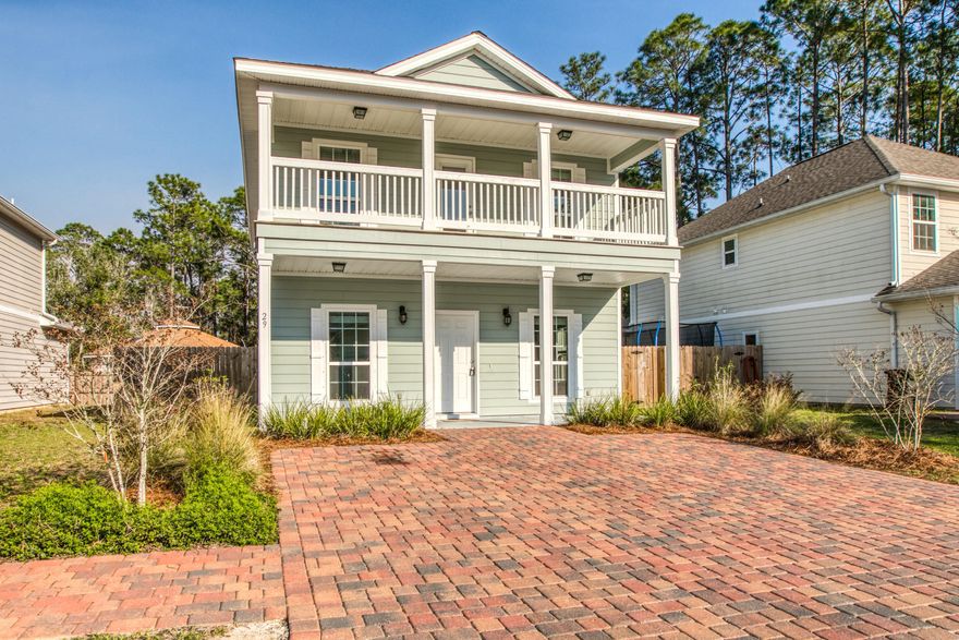 Welcome to Tranquility By the Bay. The names says it all. There are only 15 homes and a community pool in the neighborhood. Located in a quiet area across the street from the bay.   Enjoy relaxing on the large balcony off the master bedroom. This home has plenty of storage, including a coat closet in the entryway, under stair closet in half bath and outdoor storage closet on back porch.