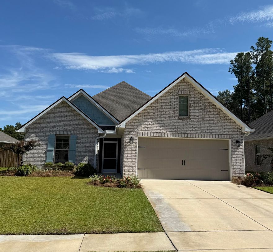 The SORRENTO IV G in Bliss at Hammock Bay community offers a 3 bedroom, 2 full bathroom, open design.  Upgrades added (list attached).  Tile flooring throughout - no carpet, double vanity, garden tub, separate custom tiled shower with frameless door, and two walk-in closets in the master suite, breakfast room, covered patio, recessed lighting, undermount sinks, framed mirrors, professionally landscaped, architectural 30-year shingles, flood lights, Energy Efficient Features: water heater, kitchen appliance package, vinyl low E windows. Owner has added a custom screened lanai w/tile flooring- overlooking the lake. The fenced backyard is large enough to accomodate a pool! This is a must see home because of all the upgrades.  Use all of the HB Amenities inc clubhouse, pool, fitness ctr,