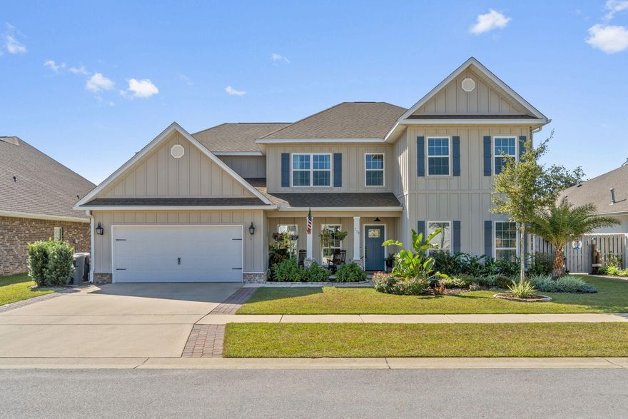 Built in 2019, this stunning 6-bedroom, 4-bath home features a spacious layout with a formal dining room & a huge game room, perfect for entertaining or relaxing. Located on a lot that backs up to a serene wooded preserve, this property offers both privacy & natural beauty. Inside, you'll find upgraded finishes throughout, including granite countertops in the kitchen & bathrooms, stainless steel appliances (microwave, stove, dishwasher), & brushed nickel plumbing fixtures. The master suite features a luxurious 5ft tile shower, & elegant crown molding adds a touch of sophistication to the entryway, dining room, and master bedroom. EVP flooring extends through all common areas for a modern and durable touch. The kids room has a awesome built in bunks set up with star ceilings & storage Additional highlights include gas stub outs, a gas hot water heater, rear gutters, and full irrigation for easy maintenance. The home also includes a Smart Home system and a kitchen water filtration system for added convenience.

** Ask for a copy Hammock Bays amenities list. 
- 10,000 SQFT CLUBHOUSE
- TWO RESORT-STYLE ZERO-ENTRY POOLS
- LAP POOL
- GYM / FITNESS CENTER
- EVENT CENTER
- TENNIS
- PICKLEBALL - (4 COURTS MORE COMING SOON)
- BASKETBALL COURTS
- MOVIE THEATER
- BIKING & WALKING TRAILS
- CHILDRENS PLAYGROUND
- ON-SITE HOA TEAM
- SECURITY PATROLS
- CANINE COMMONS DOG PARK
- PROPS MICRO BREWERY
- FOOD TRUCK COURT - COFFEE TRUCK, BURGER TRUCK, TACO TRUCK, ICE
CREAM TRUCK AND ONE ROTATIONAL TRUCK GUEST.
- "THE WINDMILLS" TOWN CENTER WITH EVENT STAGE & GAZEBO
- REGULARLY SCHEDULED FARMERS MARKET & COMMUNITY EVENTS
- STEAMBOAT LANDING CLUBHOUSE
- COMMUNITY DOCK (FISHING, KAYAK LAUNCH, SUNSET ARE THE BEST
HERE.
- DIRECT TV STREAMING SERVICE - *NO MOVIE CHANNELS
- HAMMOCK BAY DENTISTRY- OPEN
- **COMING SOON HAMMOCK BAY SOUTH
AMENITY CENTER. LOCATED IN BACK OF STARBURST NEIGHBORHOOD. WITH ADDITIONAL POOL, PICKLEBALL, FITNESS CENTER,KAYAK LAUNCH, CLUBHOUSE.