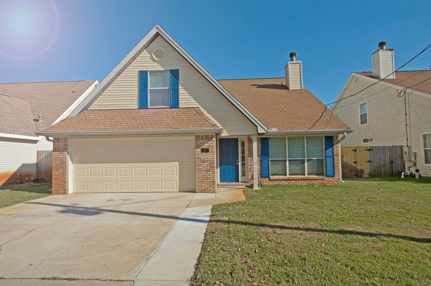 NEW is the word to describe this freshly updated home with master bedroom on the first floor.NEW wood-like tile flooring.NEW carpet in bedrooms and stairs.NEW granite counter tops and subway tile back splash.NEW cabinets with soft close drawers and doors.NEW GE stainless steel appliances. NEW bathroom tile, vanities, and fixtures. NEW glass sliding barn shower door. NEW LOW E energy efficient glass in every window. NEW ceiling fans and fixtures throughout. NEW hardwired smoke detectors. NEW french doors leading to your Florida room. NEW smart locks door knob. NEW SOD. NEW sprinkler heads. NEW sprinkler controller. NEW well spike. NEW gutters with gutter guards. FRESH paint inside and out. Home Warranty provided.