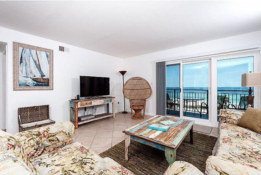 BUYER HAD CHANGE OF HEART It's all about the view and the beaches and Unit 610 has that and more! Gorgeous views of the Gulf with it's white sugar sand beaches and the Intercoastal waterway. You have Gulf views from the kitchen, dining and living room as well as the Master bedroom. Enjoy breakfast on the balcony or a cool drink while watching beach activities. Emerald Isle went through an extensive update and modernization several years ago. New furniture was added at that time as well as painting and knock down finish on the ceiling. This unit has performed well on the rental market with in excess of $24,100 for 2017 and $30,000 through Sept 2018 2019 Projected at $35,000-$40,000. COPY AND PASTE THIS LINK FOR A 3D VIRTUAL TOUR https://my.matterport.com/show/?m=QQbeMrDJLfA&brand=