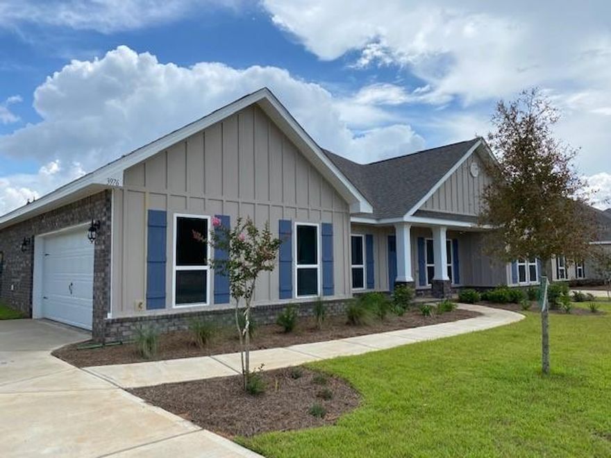 NEW construction in the desirable Camellia Cove community on a LARGE lot. The sought after new Kingston design offers many upscale beautiful features. A spacious open floorplan, gorgeous granite counter tops and undermount sinks in the kitchen and baths, upgraded carpet in the bedrooms, Engineered Vinyl Plank flooring throughout the rest of the house for an eye-catching uniform look. Crown molding in the trey ceilings is also a stunning feature for this home. The Smart Home Connect Technology System Package includes your video doorbell, keyless entry and more. GORGEOUS kitchen that is open to the spacious family room features stainless steel appliances, quiet dishwasher, smooth top range, a large island bar & a 6'x7' pantry. Bedroom 1 has 18.4 x 5.3 walk in closet, a beautiful adjoining